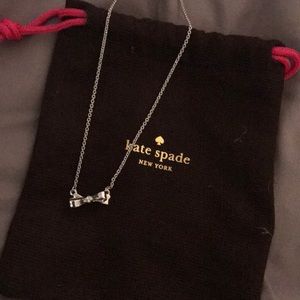Kate Spade Silver necklace with bow